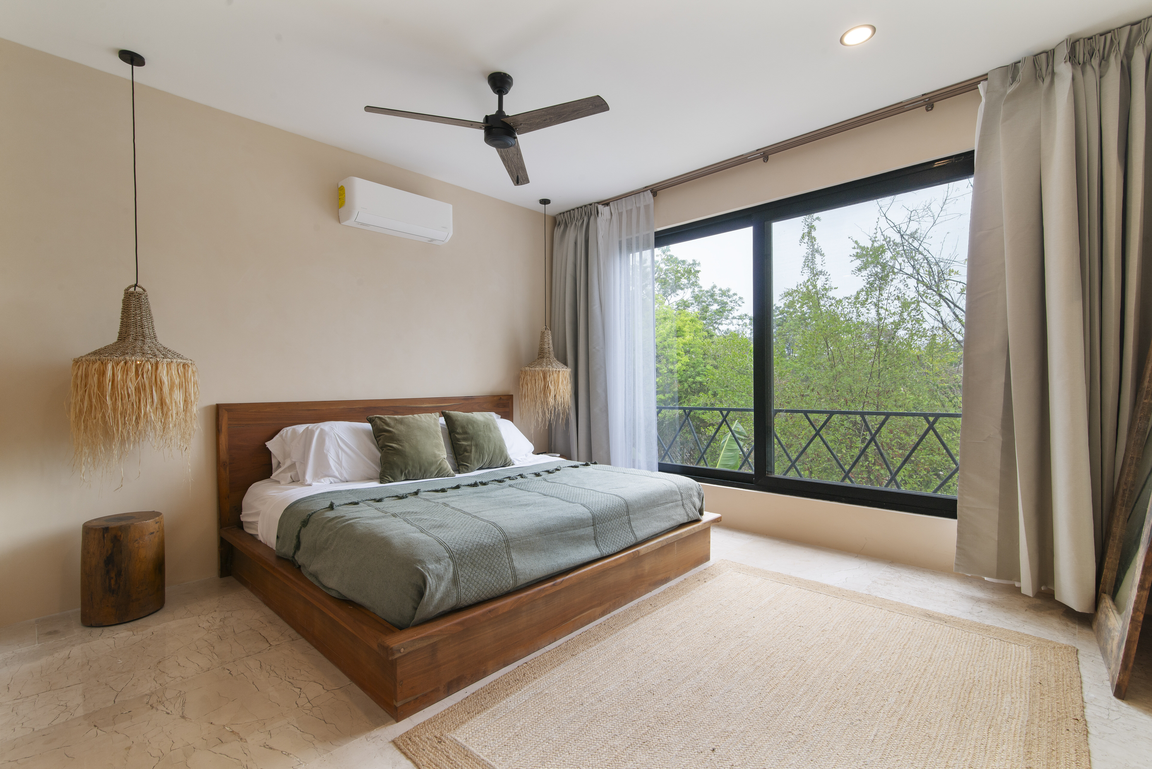 Luxury Tulum apartment with jungle view terrace